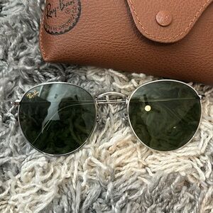 RayBan olive green aviator sunglasses